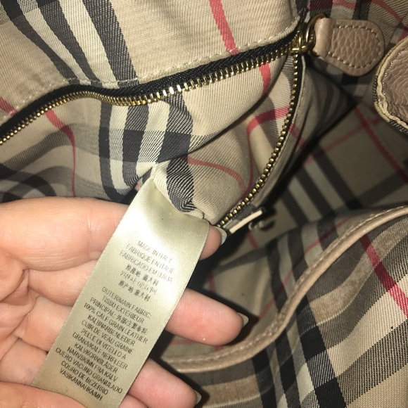 Authentic Burberry handbag in bone - make offer! - Picture 3 of 13
